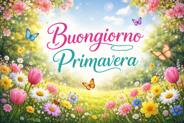 Buongiorno, Benvenuta Primavera 2026: Immagini e Frasi Divertenti Equinozio