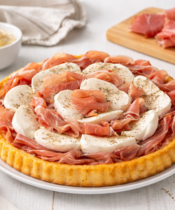 Ricetta Crostata Morbida con Prosciutto e Mozzarella