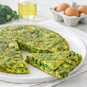 Frittata di Broccoli con Pancetta e Pecorino