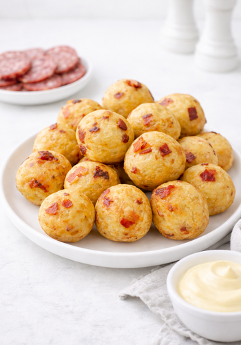 Ricetta Frittelle al Salame Senza Lievito