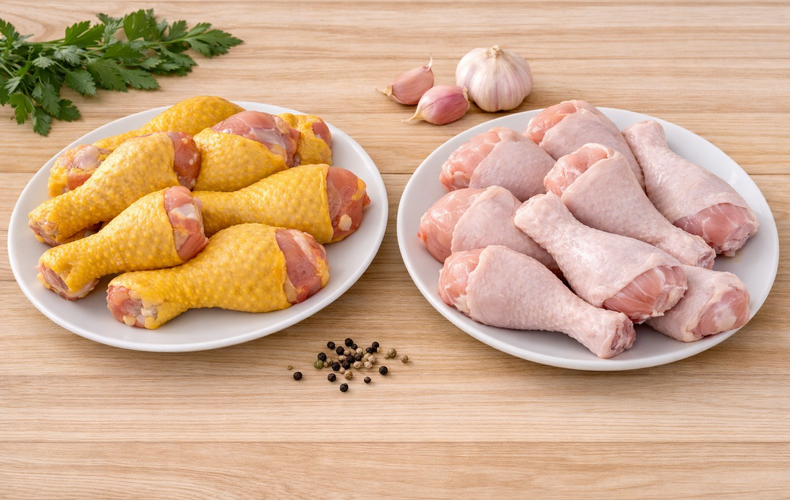 Pollo Giallo e Pollo Bianco: Cosa Cambia e Come Scegliere?