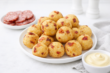 Frittelle al Salame Senza Lievito