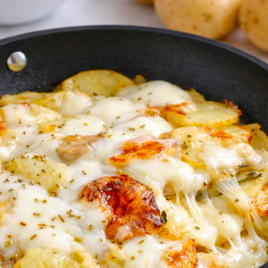 Patate e Mozzarella in Padella