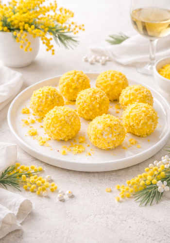 Ricetta Tartufini Mimosa