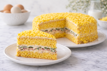 Ricetta Torta Mimosa Salata