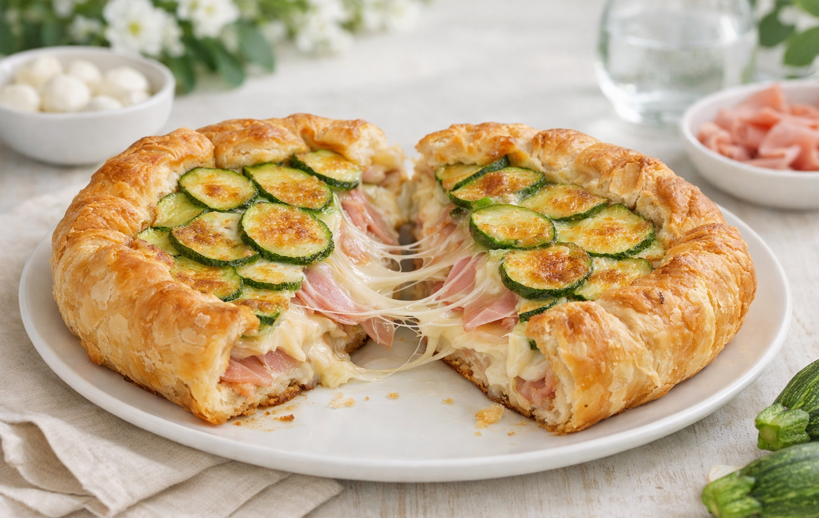 Ricetta Torta Salata Zucchine e Prosciutto - Il Club delle Ricette
