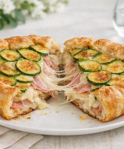 Ricetta Torta Salata Zucchine e Prosciutto