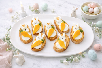Ricetta Crostini Coniglietti Pasquali