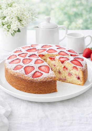 Ricetta Torta con Ricotta e Fragole