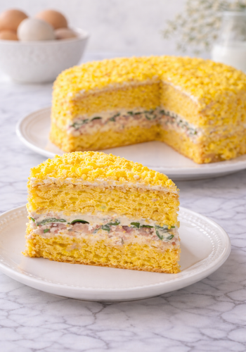 Ricetta Torta Mimosa Salata