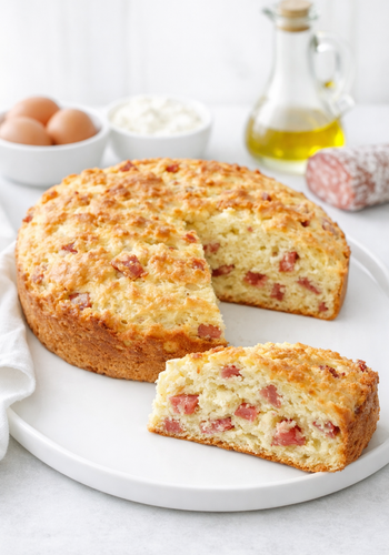 Ricetta Torta Salata di Pasqua con Ricotta e Salame