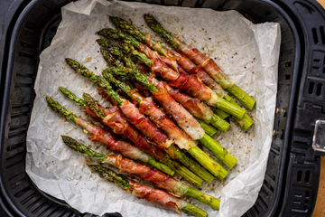 Asparagi in Friggitrice ad Aria con Speck