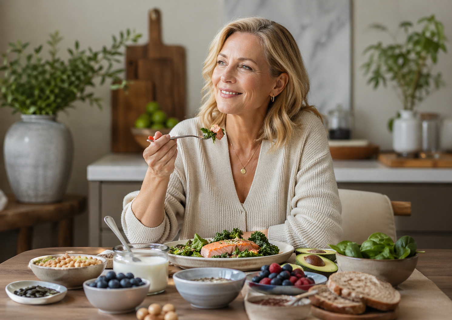 Dieta in menopausa: alimentazione, peso e benessere nella fase del cambiamento ormonale