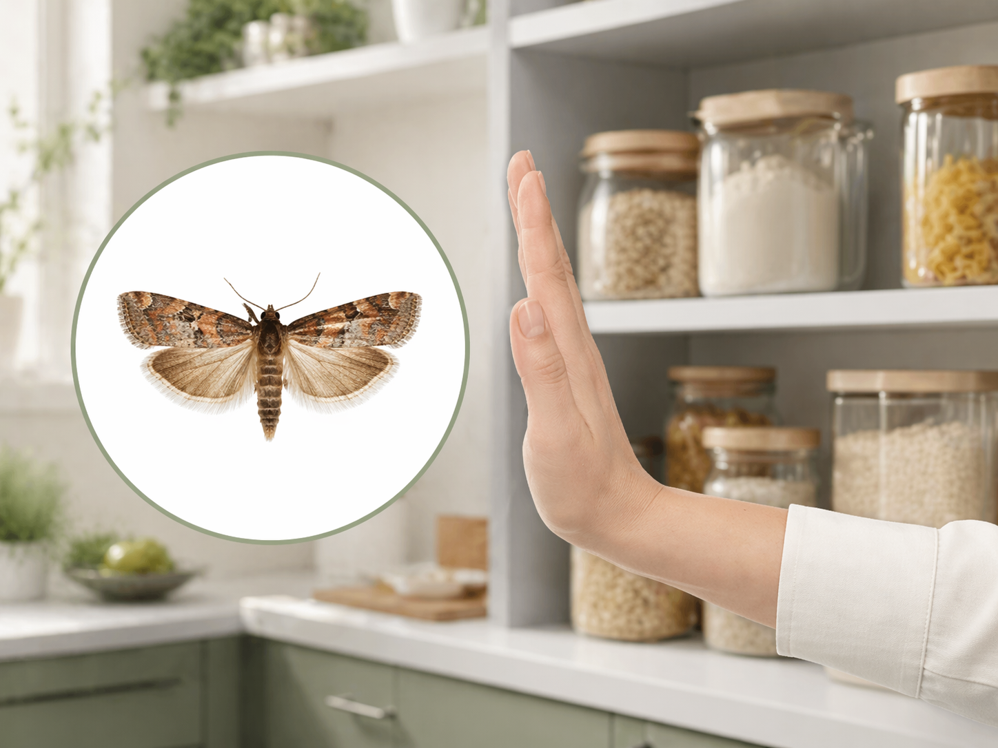 Farfalle nella farina: come riconoscere e debellare le tignole alimentari in dispensa