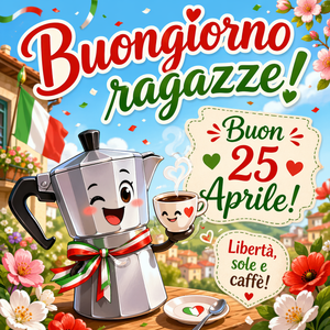 Buongiorno e buon 25 Aprile
