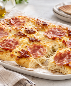 Ricetta Focaccia Veloce Stracchino e Salame