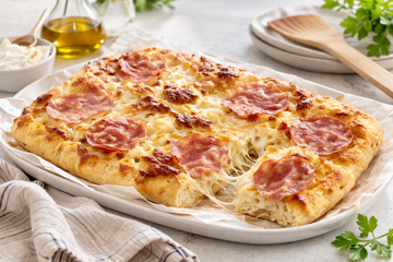 Focaccia Veloce Stracchino e Salame