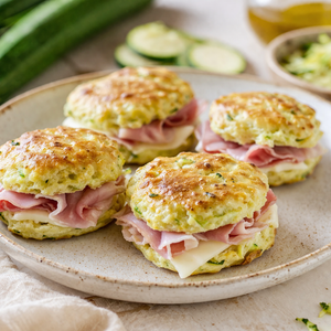 Focaccine Veloci con Zucchine