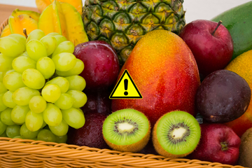 I 5 Frutti Italiani Più Contaminati, La Classifica