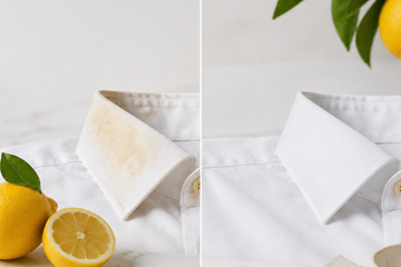 Macchie gialle sui colli delle camicie: basta il limone?