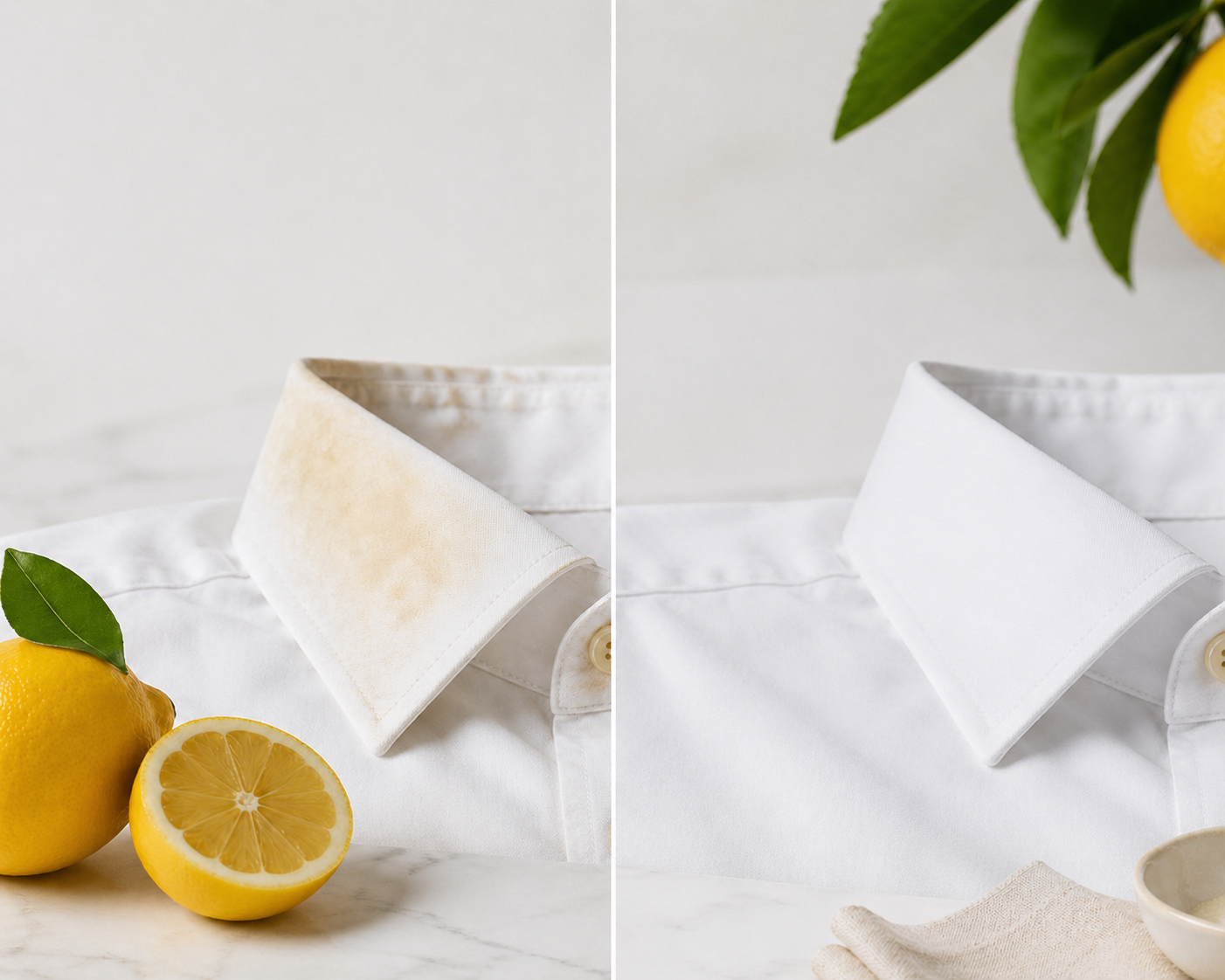 Limone Smacchiare Colletti Camicie