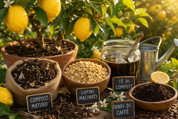Quattro fertilizzanti naturali per le piante di limone