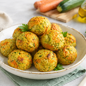 Polpette di Zucchine e Carote al Forno