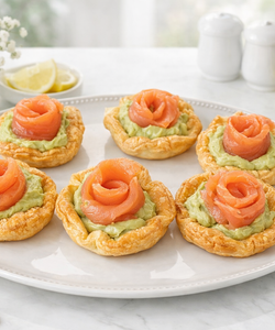 Ricetta Cestini di Rose al Salmone