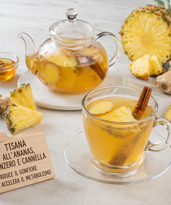 Ricetta Tisana all’Ananas, Zenzero e Cannella Sgonfiante