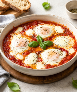 Ricetta Uova alla Pizzaiola con Mozzarella