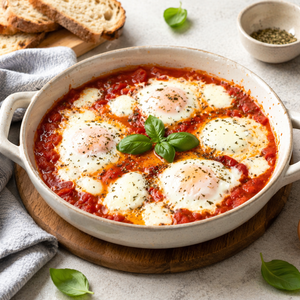 Uova alla Pizzaiola con Mozzarella