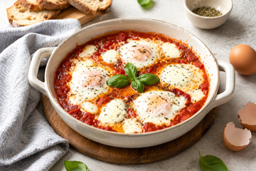 Ricetta Uova alla Pizzaiola con Mozzarella