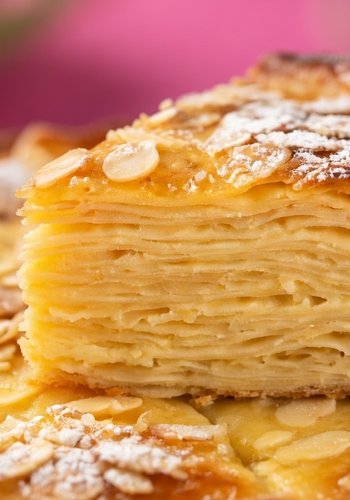 Ricetta Torta Millestrati Mele e Mandorle