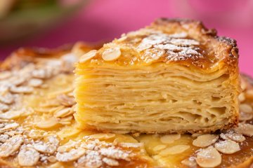 Torta Millestrati Mele e Mandorle