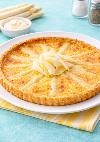 Ricetta Torta Salata agli Asparagi Bianchi