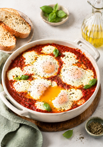 Ricetta Uova alla Pizzaiola con Mozzarella