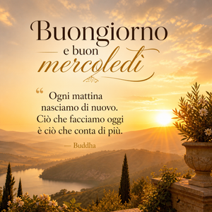 Buongiorno, Buon Mercoledì!