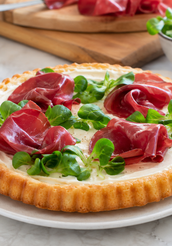 Ricetta Crostata Salata con Bresaola