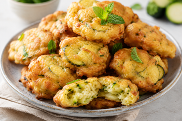 Frittelle di Zucchine e Menta