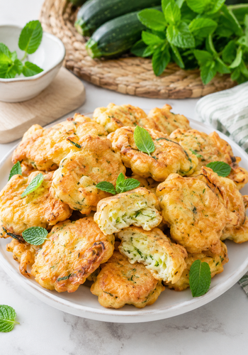 Ricetta Frittelle di Zucchine e Menta