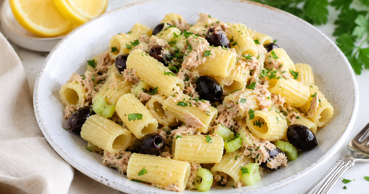 Ricetta Pasta Fredda Tonno e Limone - Il Club delle Ricette