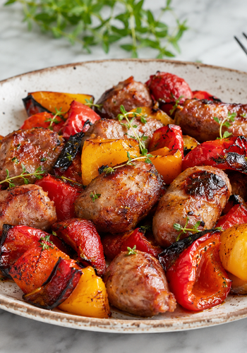 Ricetta Peperoni e Salsiccia in Friggitrice ad Aria