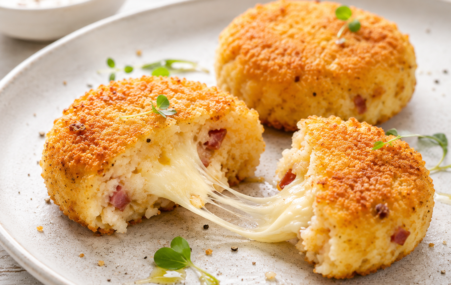 Polpette di Patate con Scamorza e Speck