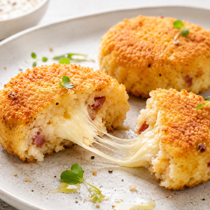Polpette di Patate con Scamorza e Speck