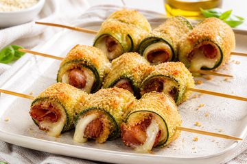 Ricetta Spiedini di Zucchine Croccanti Fuori e Filanti Dentro