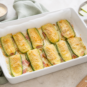 Zucchine Prosciutto e Scamorza al Forno