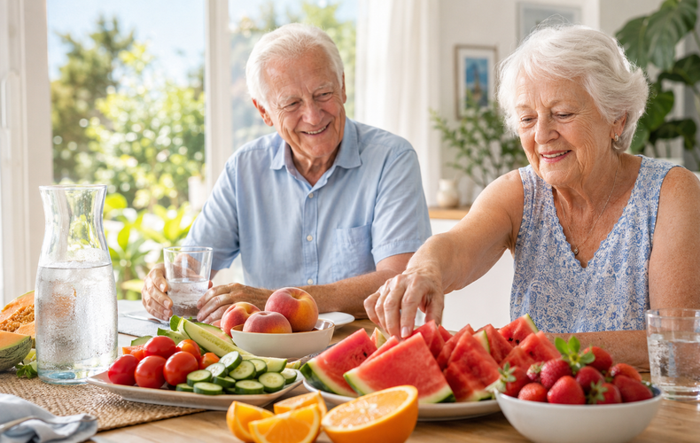 Anziani e caldo, bere non basta: gli alimenti che aiutano a restare idratati