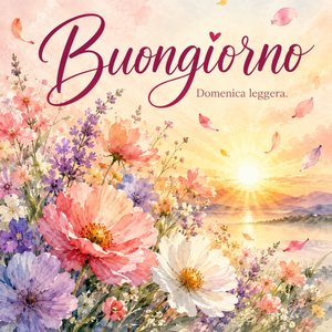 Buongiorno, Buona Domenica!