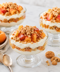 Ricetta Coppette al Mascarpone con Pesche e Albicocche