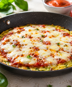 Ricetta Finta Pizza di Zucchine in Padella